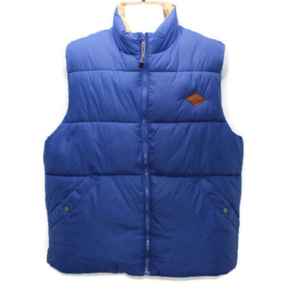 Men’s H & M Royal Blue L.O.G.G Puffer Vest